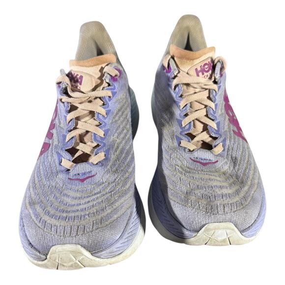 HOKA One One Mach 5 Women’s 8 B Running Shoes Purple Lavender ProFly+ Trainers - Picture 3 of 8